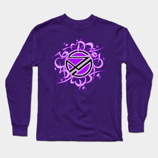 Sinister Motives tribal purple Long Sleeve T-Shirt